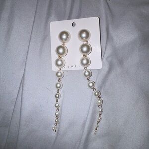 Elegant Pearl Drop Earrings